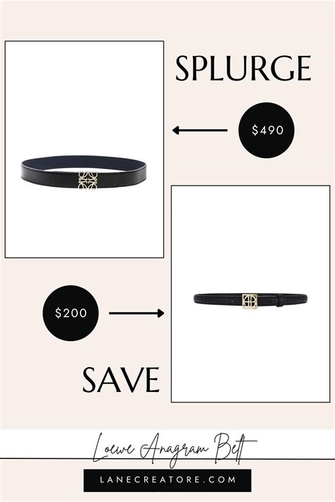 loewe anagram belt dupe